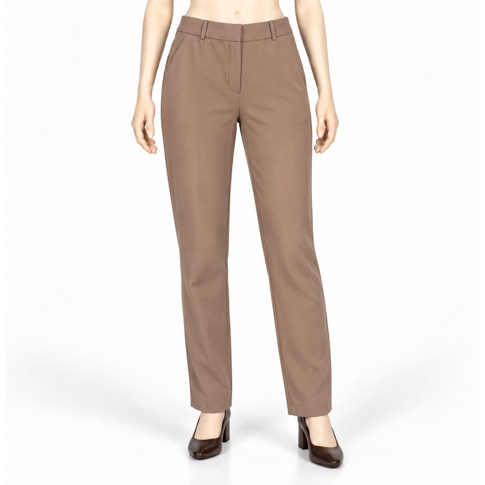 Babaton Aritzia Cohen Pants Tan Straight Leg Trousers Size 6